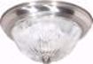 Picture of NUVO Lighting 60/6024 2 Light - 13" - Flush Mount - Clear Ribbed Glass; Color retail packaging