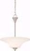 Picture of NUVO Lighting 60/6207 Fawn 2 Light Pendant Fixture - Brushed Nickel Finish