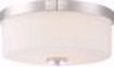 Picture of NUVO Lighting 60/6231 Denver 2 Light Flush Mount Fixture - Polished Nickel Finish