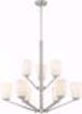 Picture of NUVO Lighting 60/6249 Nome 9 Light Chandelier Fixture - Brushed Nickel Finish