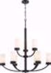 Picture of NUVO Lighting 60/6329 Denver 9 Light Chandelier Fixture - Mahogany Bronze Finish