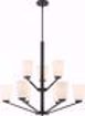 Picture of NUVO Lighting 60/6349 Nome 9 Light Chandelier Fixture - Mahogany Bronze Finish