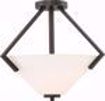 Picture of NUVO Lighting 60/6351 Nome 2 Light Semi Flush Fixture - Mahogany Bronze Finish