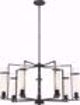 Picture of NUVO Lighting 60/6387 Donzi - 7 Light Chandelier Fixture - Iron Black Finish