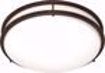 Picture of NUVO Lighting 60/908 Glamour - 3 Light CFL - 13" - Flush Mount - (3) 13w GU24 / Lamps Included