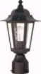 Picture of NUVO Lighting 60/996 Cornerstone - 1 Light - 14" - Post Lantern - with Clear Seed Glass