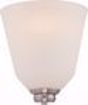 Picture of NUVO Lighting 62/361 Calvin - 1 Light Wall Sconce with Satin White Glass - LED Omni Included