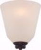 Picture of NUVO Lighting 62/371 Calvin - 1 Light Wall Sconce with Satin White Glass - LED Omni Included