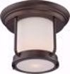 Picture of NUVO Lighting 62/633 Bethany - LED Outdoor Flush Fixture with Satin White Glass