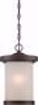 Picture of NUVO Lighting 62/645 Diego - LED Outdoor Hanging with Satin Amber Glass