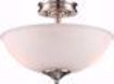 Picture of NUVO Lighting 62/808 Tess Semi Flush; Brushed Nickel Finish