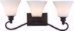 Picture of NUVO Lighting 62/903 Tess 3-Light Vanity; Aged Bronze Finish