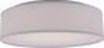 Picture of NUVO Lighting 62/990 15" Fabric Drum LED Decor Flush Mount Fixture - White Fabric Shade - Acrylic Diffuser