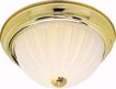 Picture of NUVO Lighting SF76/126 2 Light - 13" - Flush Mount - Frosted Melon Glass