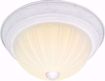 Picture of NUVO Lighting SF76/129 3 Light - 15" - Flush Mount - Frosted Melon Glass