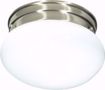 Picture of NUVO Lighting SF76/601 1 Light - 8" - Flush Mount - Small White Mushroom