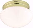 Picture of NUVO Lighting SF77/059 1 Light - 8" - Flush Mount - Small White Mushroom