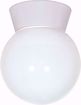 Picture of NUVO Lighting SF77/532 1 Light - 8" - Utility; Ceiling Mount - With White Glass Globe