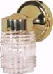 Picture of NUVO Lighting SF77/996 1 Light - 6" - Porch; Wall - Mason Jar with Clear Glass