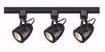 Picture of NUVO Lighting TK414 Track Lighting Kit; 12 watt LED; 3000K; 36 degree; Pinch back; Black finish