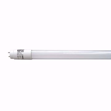 Picture of SATCO S8890  13T8/LED/48-830/DUAL/BP-DR  GLASS 48" LED Light Bulb