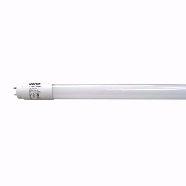 Picture of SATCO S8893  13T8/LED/48-850/DUAL/BP-DR  GLASS 48" LED Light Bulb